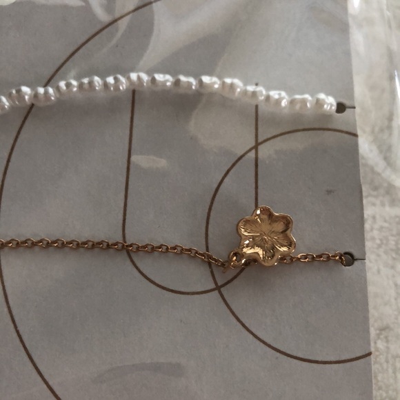 Urban outfitters faux fwp flower layering necklaces - Picture 6 of 8